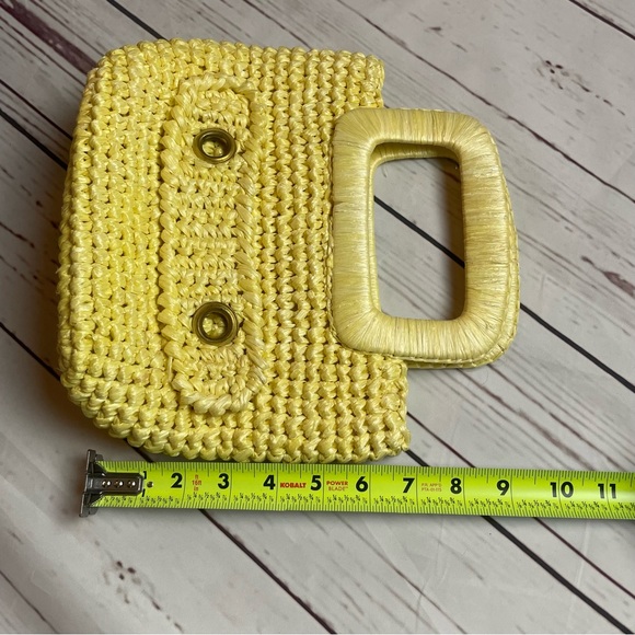 Vintage Shaggee Hollywood of California Straw Handbag - Picture 6 of 7